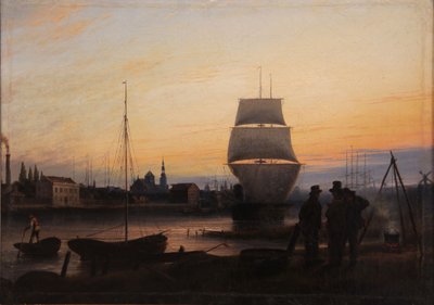 Greifswald habour de Johann Friedrich Boeck